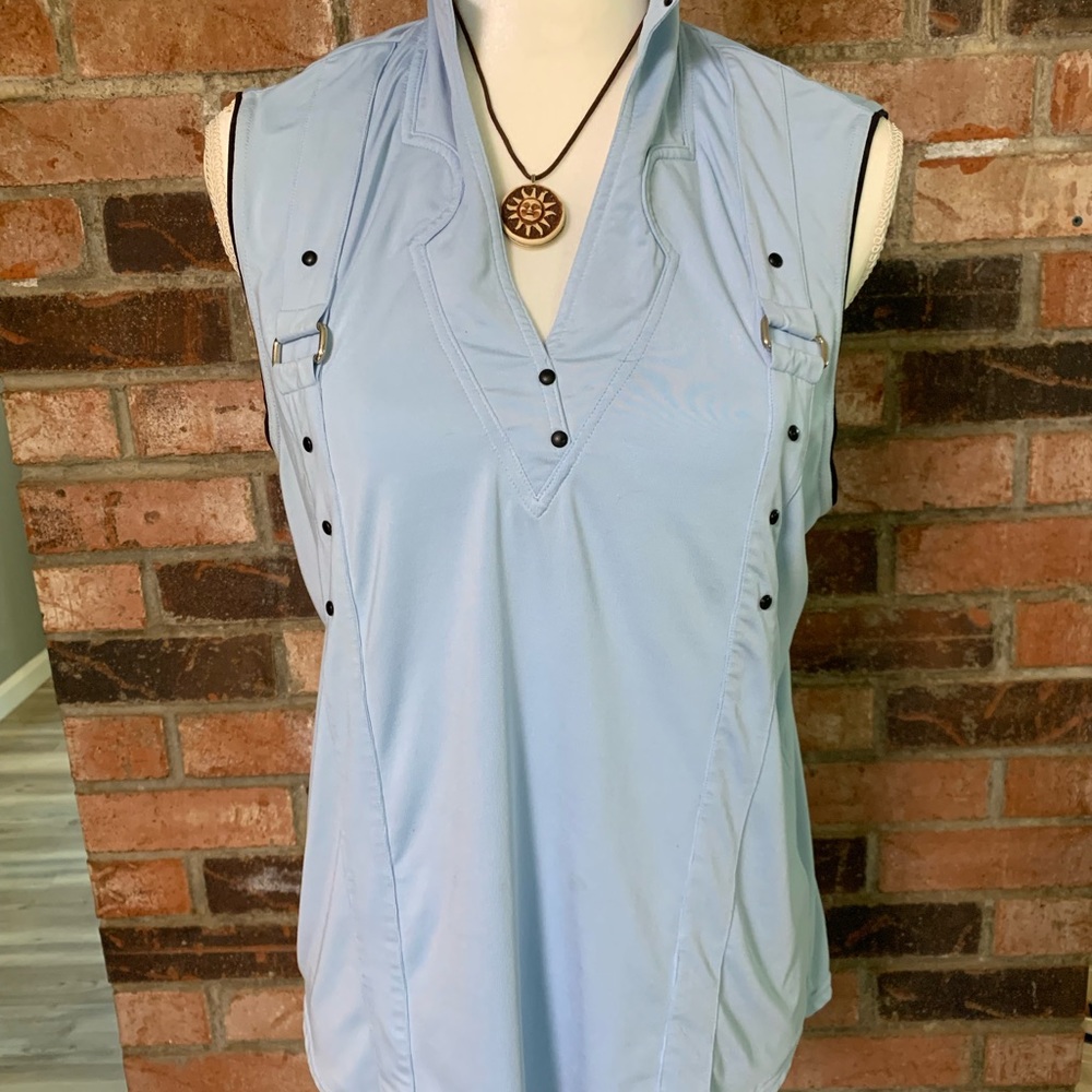 Jamie Sadock Ladies Sleeveless Golf Top sz L
